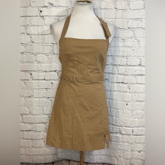 EUC- Zara buckled mini dress-L - Picture 4 of 5